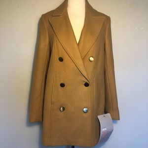 NWT ASOS Double Breasted Camel Coat 6